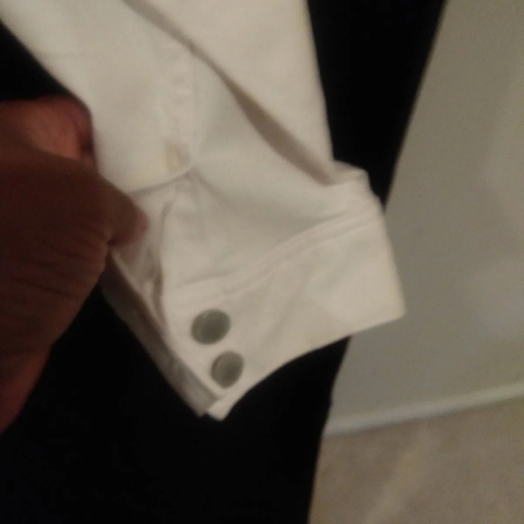 Charter Club White Jean Jacket - Picture 6 of 8